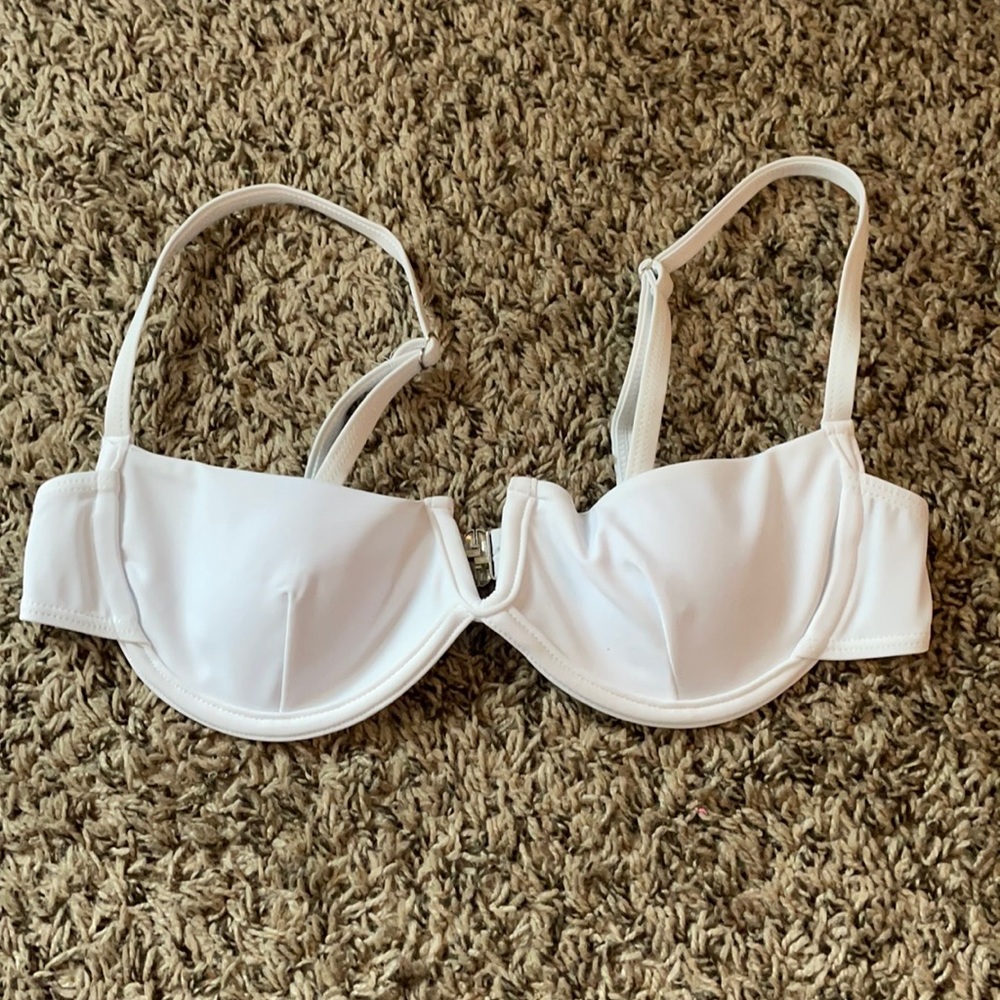 White bikini top